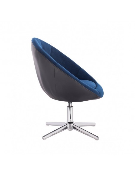 Hroove Salon Chair - Black/Blue BFHR8516CROSS