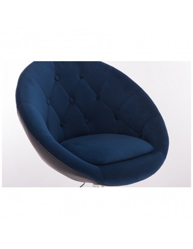 Hroove Salon Chair - Black/Blue BFHR8516CROSS