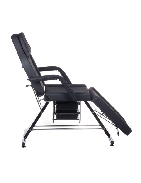 Beauty bed with trays BW-262A black