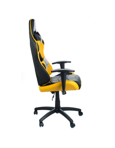 RACER CorpoComfort BX-3700 Yellow Gaming Armchair | Bella Furniture Ireland