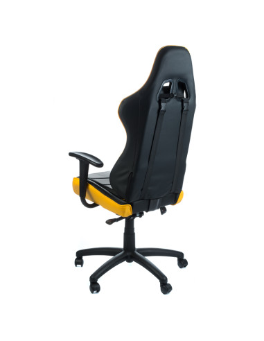 RACER CorpoComfort BX-3700 Yellow Gaming Armchair | Bella Furniture Ireland