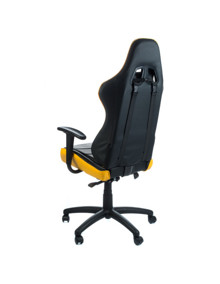 RACER CorpoComfort BX-3700 Yellow Gaming Armchair | Bella Furniture Ireland