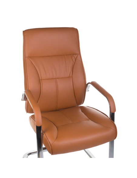 CorpoComfort BX-5085C Brown Conference Armchair