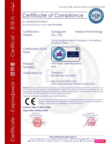 KN95 FFP2 Protective Mask CE Certified