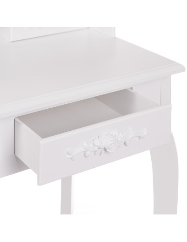 Professional LED Dressing Table NINA White | Ireland