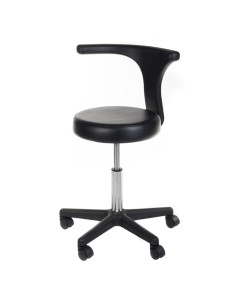 Medical Stool + Armrest NG-CH049 Black