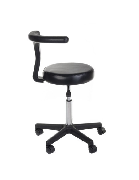 Medical Stool + Armrest NG-CH049 Black