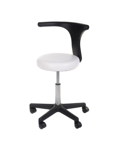 Medical Stool + Armrest NG-CH049 White