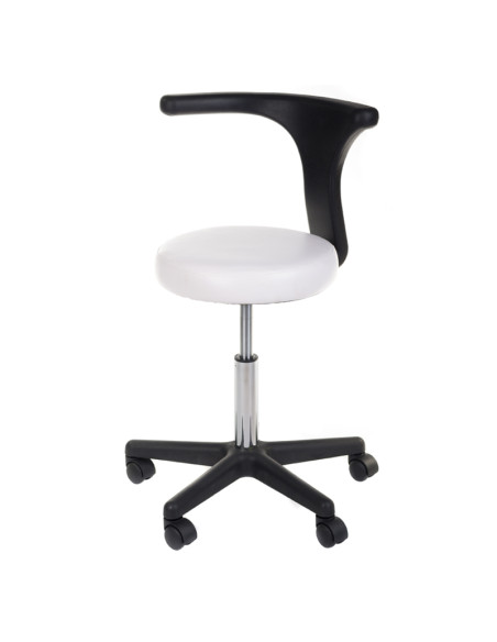 Medical Stool + Armrest NG-CH049 White