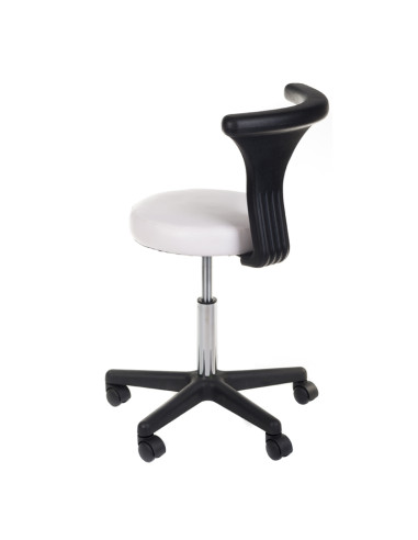 Medical Stool + Armrest NG-CH049 White