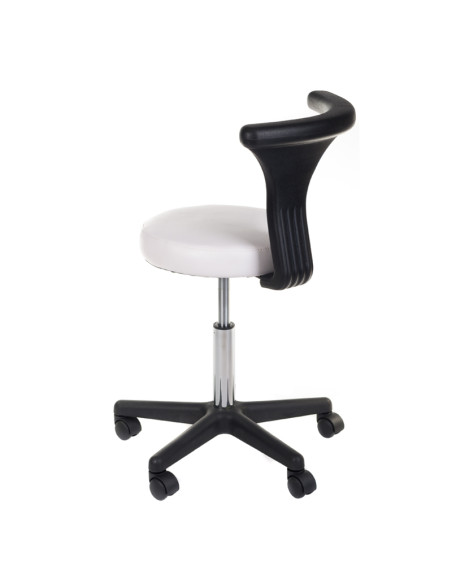 Medical Stool + Armrest NG-CH049 White