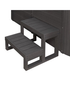 Hot tub steps - grey