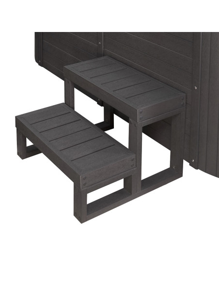 Hot tub steps - grey
