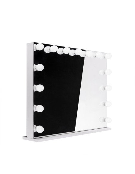 LED Illuminated HOLLYWOOD Mirror 100x80cm 10080Z