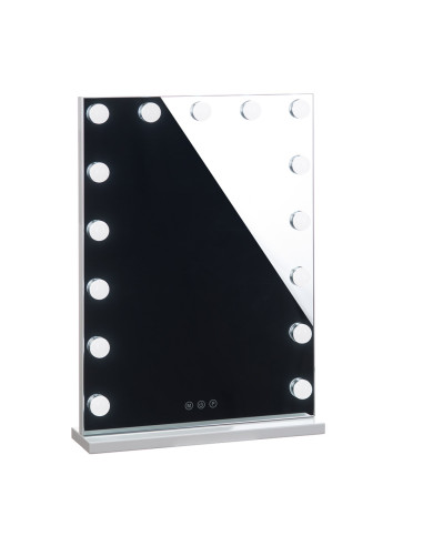 LED Illuminated HOLLYWOOD Mirror 43x58cm 4658-Z