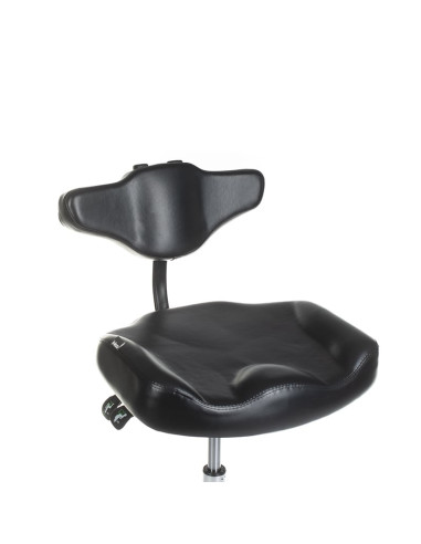 JUHO INKOO Swivel Tattoo Artist Stool with Backrest