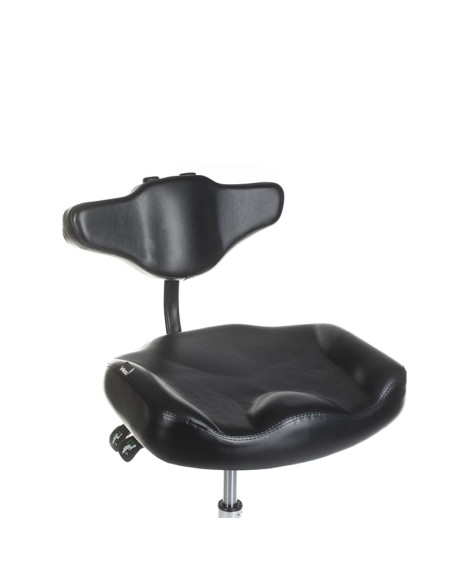 JUHO INKOO Swivel Tattoo Artist Stool with Backrest