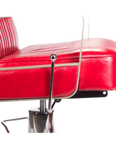 Barber chair HOMER BH-31237 Red