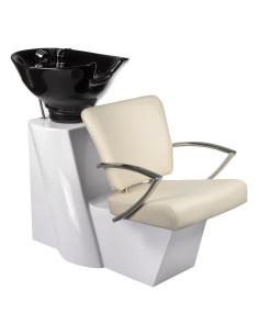 LIVIO Cream Salon washbasin Unit BH-8012
