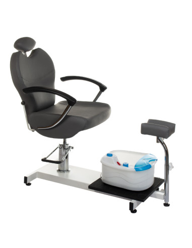 Pedicure Chair with Foot Massager BR-2301 Grey