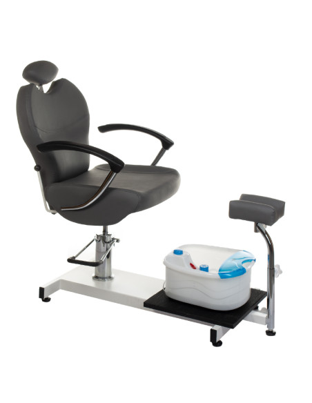 Pedicure Chair with Foot Massager BR-2301 Grey