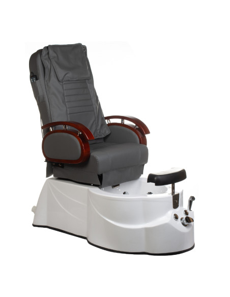 Pedicure chair with massage BR-3820D Grey