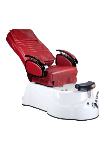 Pedicure Chair with Massage BR-3820D Burgundy