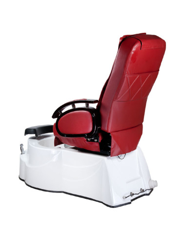 Pedicure Chair with Massage BR-3820D Burgundy