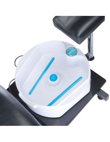 Pedicure Chair with Foot Massager BW-100 Black