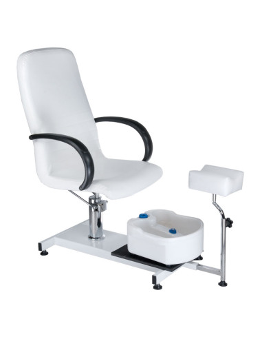 Pedicure Chair with Foot Massager BW-100 white