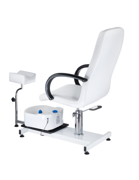Pedicure Chair with Foot Massager BW-100 white