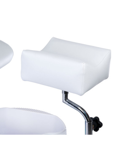 Pedicure Chair with Foot Massager BW-100 white