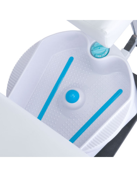 Pedicure Chair with Foot Massager BW-100 white