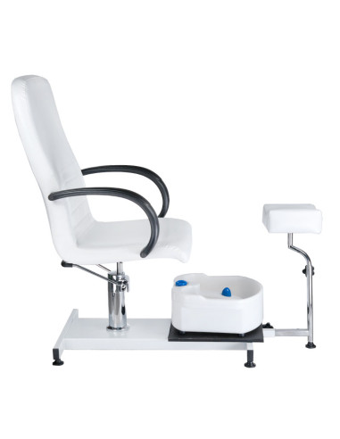 Pedicure Chair with Foot Massager BW-100 white