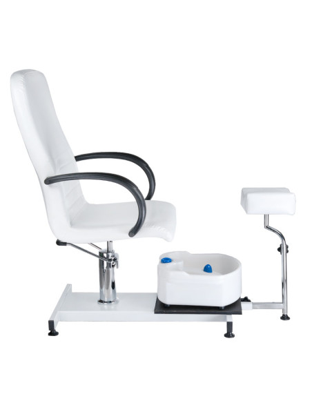 Pedicure Chair with Foot Massager BW-100 white