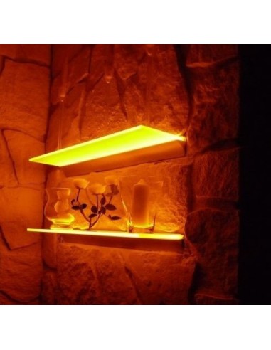 LED Glass Shelf 100x20cm