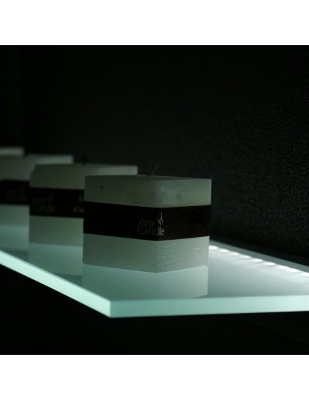 LED Glass Shelf 120x20cm