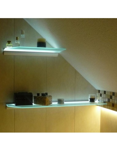 LED Glass Shelf 120x20cm