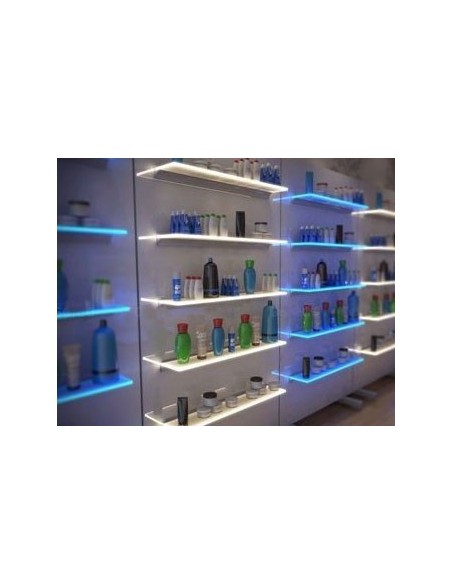 LED Glass Shelf 120x20cm