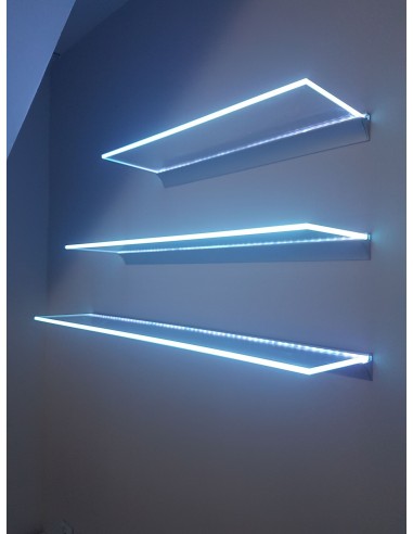 LED Glass Shelf 100x20cm