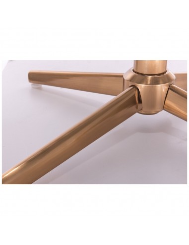 Copper Hroove Salon Chair - Grey Velour BFHR111CROSS