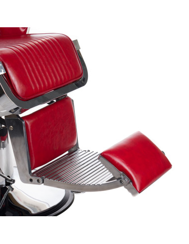 LUMBER BH-31823 Red Barber Chair