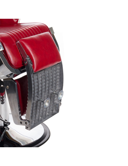 LUMBER BH-31823 Red Barber Chair