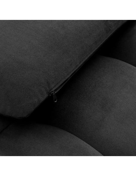 Sillon Corona eyelash treatment chair, black with gold base