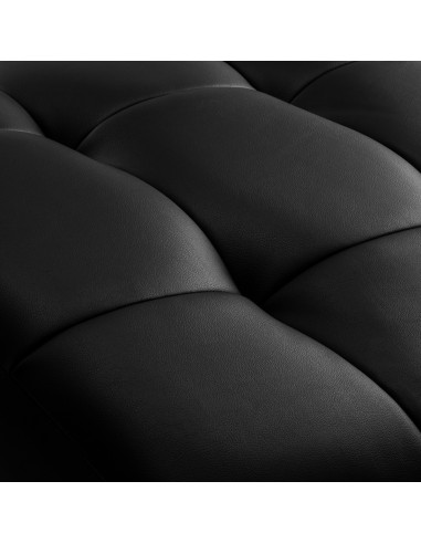 Sillon Alba black eyelash treatment chair with gold base