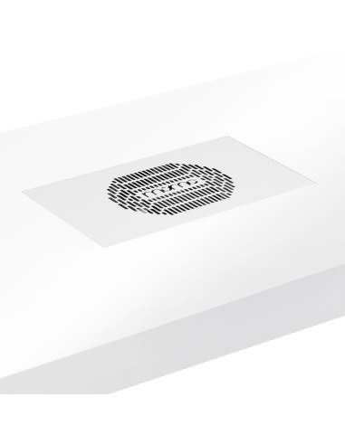 Nail desk with extractor fan G031 white