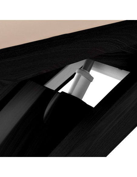 SPA lounger Sillon Siesta cream with black base