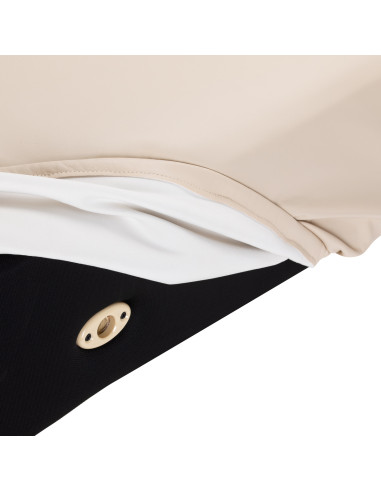 SPA lounger Sillon Siesta cream with black base