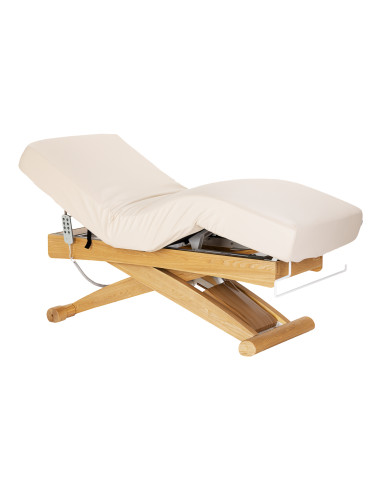 SPA lounger Sillon Siesta cream with light brown base