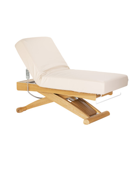 SPA lounger Sillon Siesta cream with light brown base